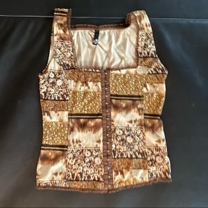 ING Sleeveless Bohemian Top